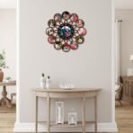 Mdf Analog Wall Clock with 13 Photos Customized Photo Clock for Wall for Birthday Anniversary New Year Custom Clock Friend Family Best Gift for Kids mom dad Wife Husband Girlfriend, Brown(AA1103/169) - Image 2