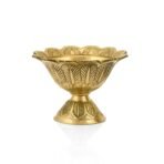Amazon Brand - Umi Brass Devdas Diya Oil Puja Lamp Engraved Design Dia for Home Office Festival Puja Gifts Decor (1 Pcs)(AA1103/119)