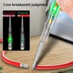 (PACK OF 3) Electrical Current Tester Pen | 70-250V AC Voltage Tester | Non-Contact Power Detector Pen| Circuit Test Screwdriver with LED Light | Electric Wire Tester for Home & Industrial Use [AA1102/272] - Image 4