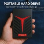 MAYUMI Trident 2 TB Hi-Speed Portable Hard Drive, Type-C and USB 3.0, 2-in-1 Mobile and PC Compatible, Heavy Duty Ultra Slim HDD, 2 Yrs Warranty (Trident, 2 TB)[AA1097/32] - Image 3