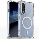 Pikkme Back Cover for OnePlus Nord 5 5G Mag-Safe Shockproof PC + TPU Protective Case Magnetic Support Bumper Case (Transparent Mag-Safe)