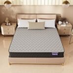 RESTOFIT Orthopedic Dual Comfort King Size Mattress 78x72x4 Inches | Medium Firm 4-Inch HR Foam Mattress for Back Support | Premium Cotton | 7-Year Warranty | Vacuum Packed Roll | Sleep Well Comfort