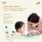 Himalaya Head To Toe Baby Wash With Pure Cow Ghee 400Ml|Ph5.5|Aloe Vera|Soap Free |Safe For Newborn|For Baby's Sensitive Skin From Day 1|No Parabens|No Phthalates|No Sulphates|Dermatologically Tested - Image 4