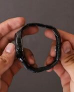 TST Black Adjustable Free Size Lock Date Function Working Analog Watch - for Men () (AA1104/250) - Image 2