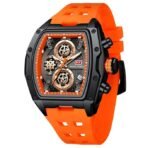 MF MINI FOCUS Men Watches Unique Casual Wrist Watches (Chronograph/Waterproof/Luminous/Calendar) Silicon Band Fashion Watches for Men[AA1100/50] - Image 7