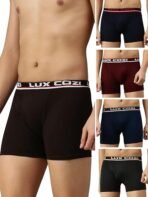 Lux Cozi Men's Cotton Boxers (Pack of 5) (Color & Prints May Vary)[AA1100/58] - Image 2