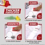 Harpic Bathroom Cleaner Liquid, Lemon - 1 Litre (Pack of 2) | New Thicker Bathroom Floor Cleaner | Red Harpic Bottle[AA1098/103] - Image 2