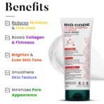 Bio Code Encapsulated Retinol 0.2% & Peptide Complex(Palmitoyl Tripeptide-5) 0.5%, Multi-Molecular Hyaluronic Acid 0.3% Face Wash – Advanced Age-Defy | AI-Enhanced Formula | Dermatologist Recommended 150ml[AA1098/92] - Image 2