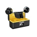 Digitek® DWM-116 2-in-1 Wireless Microphone, Magnetic Collar Clip, 360° Sound Capture, 40m Range, 6Hr Battery, Type C-to-C & C to LTC, DSLR, iOS & Android Compatible, for Interviews & Vlogging (AA1104/86)