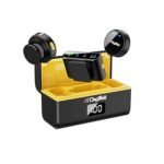 Digitek® DWM-116 2-in-1 Wireless Microphone, Magnetic Collar Clip, 360° Sound Capture, 40m Range, 6Hr Battery, Type C-to-C & C to LTC, DSLR, iOS & Android Compatible, for Interviews & Vlogging (AA1104/86)