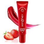 Dot & Key Strawberry Lip Balm (12gm) for Moisturization | Soft and Naturally Brightens Lips |Tinted Lip Balm with SPF 50 & Vitamin C + E | Lipbalm for Dry & Dark Lips | For Women[AA1098/66]