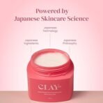Clayco Detan Rice Face Pack with AHA & BHA | Brightening D-Tan Face Pack with Salicylic Acid for Tan Removal, Acne & Oily Skin | Exfoliating Rice & Clay Face Mask for Clear, Smooth & Glowing Skin | 50g[AA1098/88]