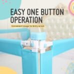 SAFE-O-KID® Barricade Designer Bed Rail Guard with 1 Year Manufacturer Warranty, Blue (6FT/183CM), Pack of 3 (AA1102/90) - Image 2