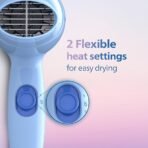 Philips India's No.1 Hair Styling Brand -Hair Dryer 1000W |Blow Dry for Men & Women | 2 Heat Settings| ThermoProtect tech |Travel-Friendly, Quick Dry, Frizz Control | For Indian Hair | HP8100/60 Blue (AA1104/58) - Image 4