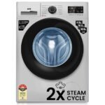 IFB 6.5 Kg 5 Star Front Load Washing Machine 2X Power Steam (SENORITA SXS 6510, Silver & Black, In-built Heater, 4 years Comprehensive Warranty)(AA1103/16)
