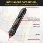 Serplex® 2 In 1 LCD Digital Multimeter Voltage Tester Pen, NCV Non-Contact Meter 600V 4000 Count Voltmeter AC/DC Voltage Tester, Resistance Diode Continuity, Live Wire Detection (Battery NOT INCLUDED) [AA1102/277] - Image 2