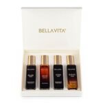 Bella Vita Luxury | Long Lasting Men Perfume Gift Set | 4x20ml | Perfume for Man | Gift for Man | Woody, Citrusy, Oud Premium Fragrance | KLUB, OUD, CEO, G.O.A.T (AA1104/196)
