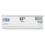 Voltas 123V CAE 1 ton 3 star inverter Split AC | 4-IN-1 Adjustable mode | Energy Efficient | High ambient Cooling-cools even at 52°C | Anti dust filter with Anti-microbial coating |Copper Coil |White (AA1104/141)