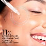 Streax Hydrate & Shine Face Serum, 30ml|11% Hyaluronic Acid|Serum for Glowing Skin |Instant Glow, Deep Hydration & Brightening in 3 Days|Glass Skin Finish|Clinically Tested| All Skin type(AA1103/51) - Image 3