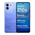 iQOO Z10x 5G (Ultramarine, 8GB RAM, 128GB Storage) | 6500 mAh Large Capacity Battery | Dimensity 7300 Processor | Military-Grade Durability (AA1102)