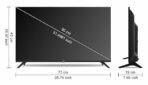 VW 80 cm (32 inches) Frameless Series HD Ready LED TV VW32A (Black) [AA1096/115] - Image 3