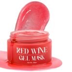 WILDGLOW 7in1 Red Wine Gel Face Mask for Glowing Skin, De-Tan, Open Pores Tightening & Dark Spots Removal | Real Wine Extract | For Women & Men | All Skin Type | 50gm[AA1098/88]