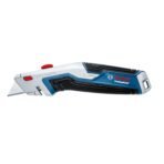 BOSCH Professional Universal Retractable Knife with Blade Storage, Versatile for Multiple Uses, Comes with 3 Trapezoid Blades (AA1104/288)