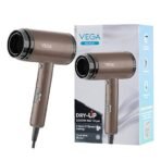 Vega Dry-Up 2000 Watts Hair Dryer For Men & Women with 3 Heat & 1 Speed Setting & Cool Shot Button, Blow Dryer, Foldable Hair Dryer with Over Heat Cut-Out, Blow Dry Effortless Hair Style, (VHDH-36) (AA1104/65)
