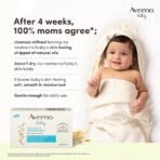 Aveeno Baby Daily Moisture Cleansing Bar 75g | With natural Oatmeal, Glycerin and Shea Butter | Co-created with Pediatricians and Dermatologists for newborn sensitive skin | pH balanced, free of soap, parabens sulfates and phthalates (AA1104/42) - Image 3