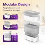 Philips Avent Sterilizer I No.1 Brand Recommended by Moms Worldwide | Kills 99.9%* Germs in 10 mins Cycle with Natural Steam Sterilization I Stays Sterile Upto 24hrs* | SCF291/00 - Image 4