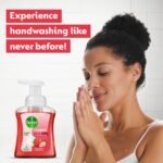 Dettol Foaming Handwash Pump - Strawberry (Pack of 2-250ml each) | Rich Foam | Moisturizing Hand Wash | Soft on Hands