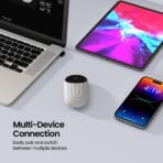 Portronics Toad 6 Bluetooth Wireless Mouse with 2.4 GHz USB Receiver, Multi-Device Pairing, Built in Battery, 1200 DPI Sensor(White & Green & Black) (AA1102/71) - Image 3