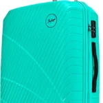 SKY BAGS medium check- in suitcase( 66 cm)8 wheels streax check in trolly bag hard lugguage combination lock with sturdy zipper- green[1098/60]