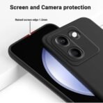 Front & Back Case For POCO M7 Pro 5G (Black, Camera Bump Protector , Silicon (AA1098/29] - Image 4