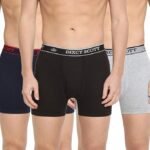 Dixcy Scott Originals Men 100% Combed Cotton Long Trunk (Pack of 3) (Assorted)