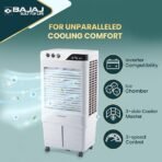 Bajaj DMH90 Neo 90L Desert Air Cooler | Powerful 90ft Air Throw for Large Rooms | Big Ice Chamber & High-Speed Cooling | Inverter Compatible | 1 Year Warranty【White】 - Image 3