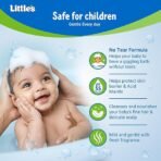 Little's Organix Baby Shampoo I Mild & Gentle I Enriched wIth Organic Ingredients - Neem & Aloe Vera extracts I Free from Paraben & Phthalates I Dermatologically Tested , 400 ml (AA1104/39) - Image 2