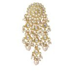Karatcart Womens Gold Plated Kundan Tassel Earrings[AA1098/112] - Image 2