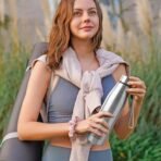 MILTON Drift 1000 Stainless Steel Water Bottle 950 ml, Set of 3, Single Walled, ISI Certified I Leak Proof Lid, Rust Proof I For School, Office, Gym I Silver (AA1104/5) - Image 2