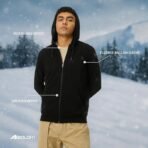 Boldfit Sweatshirt for Man Zipper Hoodies Jackets for Men Stylish Latest Hoodies Man Winter Wear Pullover Casual Sweat Shirt Travel Office Outdoor Cotton Blend with Pockets Full Zipper - Black - Image 2