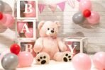 HUG 'n' FEEL SOFT TOYS Teddy Bear, Soft Toys, Teddy Bear 3 feet for Girls, Birthday Gift for Girls, Birthday Gift, Boyfriend, Husband, Wedding, for Couple Special, Plush & Stuffed Toys (3 feet, Pink) [AA1102/284] - Image 3
