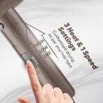 Vega Dry-Up 2000 Watts Hair Dryer For Men & Women with 3 Heat & 1 Speed Setting & Cool Shot Button, Blow Dryer, Foldable Hair Dryer with Over Heat Cut-Out, Blow Dry Effortless Hair Style, (VHDH-36) (AA1104/65) - Image 3