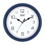 Ajanta Aq-2147 Quartz Glass Abstract Blue Analog Office Clock (210x42x211 Mm)
