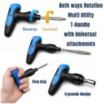 Shopper52 63 In 1 PCs Socket Set & Screwdriver Tool Kit Wrench Set Multi-Purpose Combination Bits With Storage Case For Home & Industrial Use, Garage [AA1102/256] - Image 3