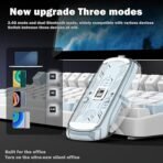 Arctic Fox Pureview Transparent Wireless and Bluetooth Rechargeable Mouse, USB Receiver,LED Battery Magic Silm for Office/PC/Mac/Laptop/Apple/ipad(Frost White)  (AA1104/79) - Image 5