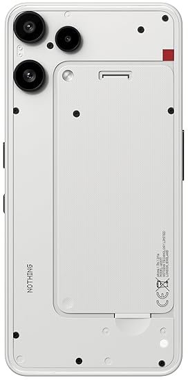 717B2B7Hm8L._SY550_ Nothing Phone (3a) Lite (White, 256 GB) (8 GB RAM) - Image 1