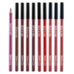 MARS Matte Lip Liner Set of 10 | One Swipe Smooth Application | Long Lasting Lip Pencil | Multicolor (1.4g x 10)[AA1098/43]
