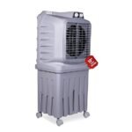 HAVAI Breeze-12 Personal Air Cooler | 50L Tank | 12″ Blade | Ideal for 100 sq ft Rooms | 98W Power | 8 ft Air Throw | 2600 RPM | Auto-Louver | 3-Speed | 1-Year On-Site Warranty (Grey)