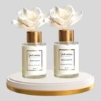 Royalty & French Lavender Flower Diffuser for Home Fragrance 30 ML Each | Long Lasting Aroma Oil with Natural Dried Flowers | Bedroom, Living Room, Office, Gift for All Occasion, Pack of 2[AA1100/85]