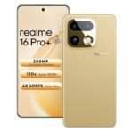 realme 16 Pro+ 5G Smartphone 8+128GB (Master Gold & Pebble Grey), 144Hz AMOLED Display, 7000mAh Battery, 80W SuperVOOC, 200MP Periscope Primary Camera 50MP Front Camera, Snapdragon 7 Gen 4, IP69
